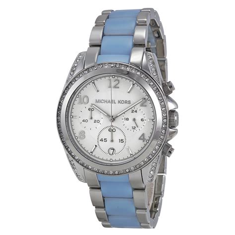 michael kors blair watch silver|Michael Kors Blair Watch in Silver .